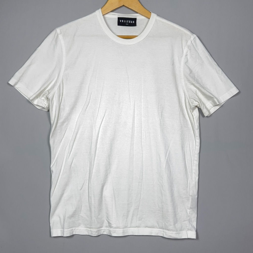 Vollebak Crew Neck White T-Shirt Mens Size Large Minimalist Luxury